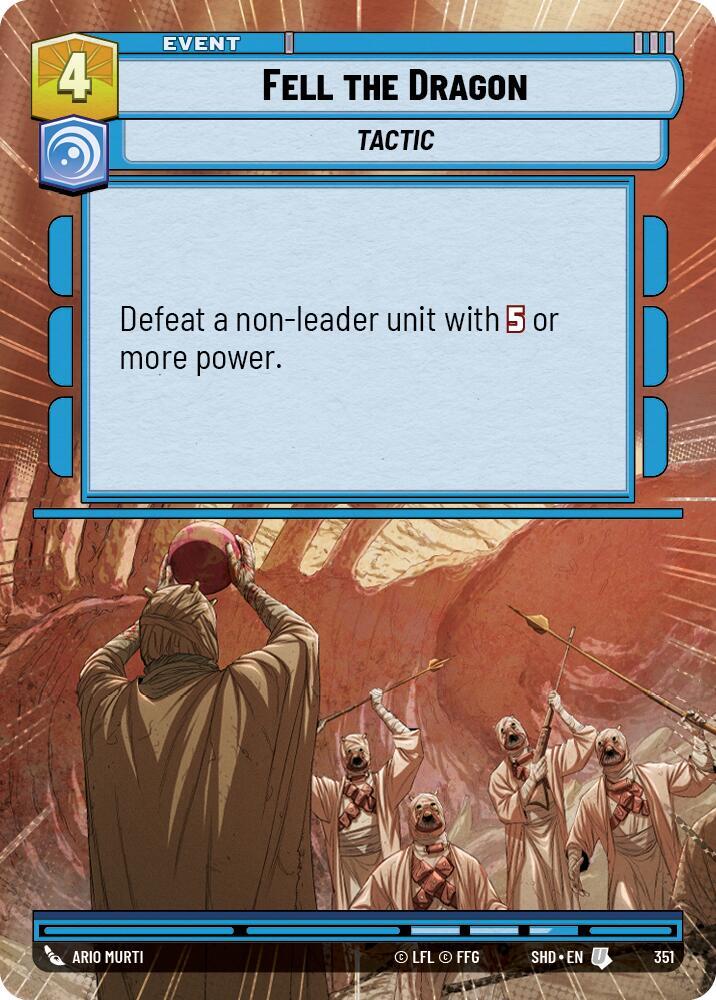 Fell the Dragon Hyperspace 351 card