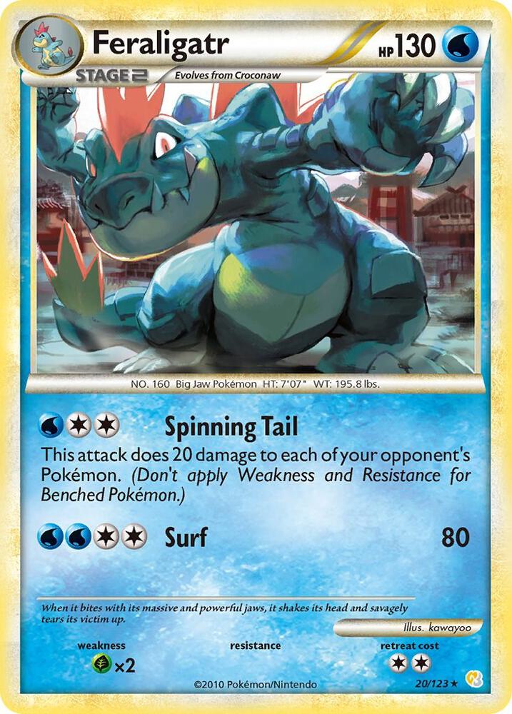 Feraligatr 20/123 card