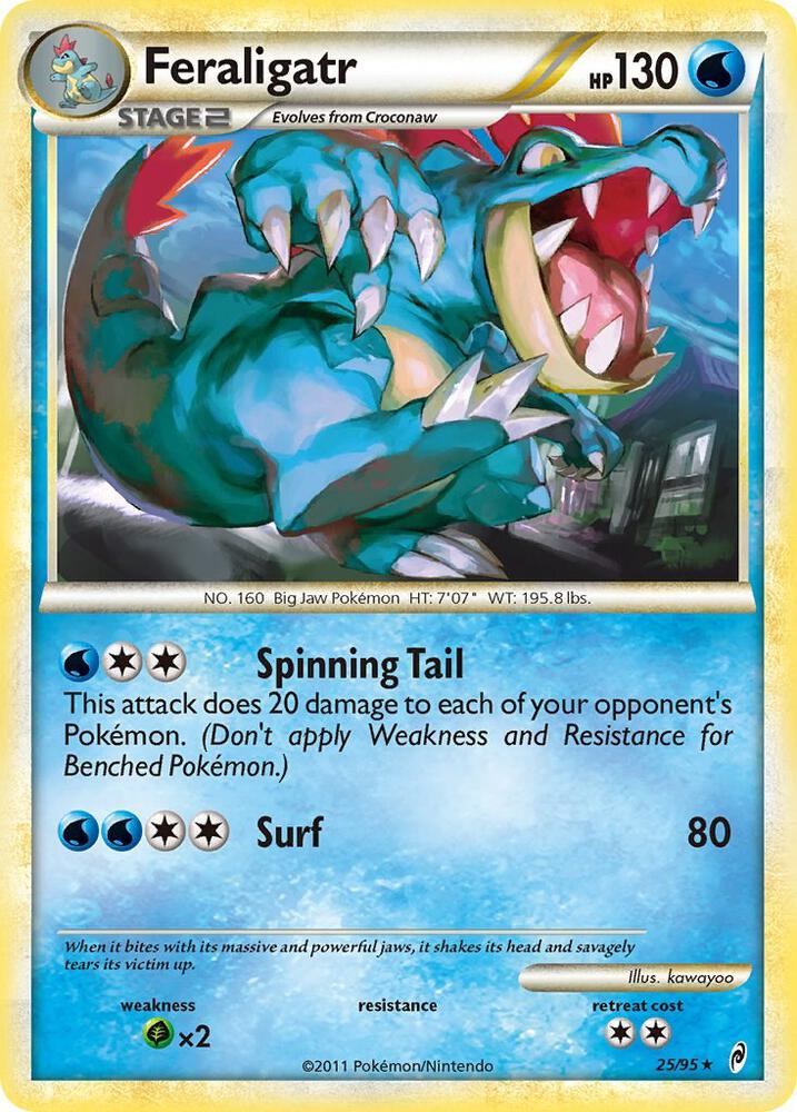 Feraligatr 25/95 card