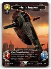 Fetts Firespray Feared Silhouette Prestige 1046 card