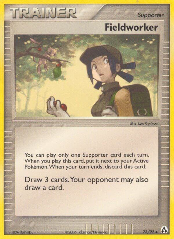 Fieldworker 73/92 card