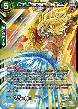 Final Showdown Son Goku TB3-035 card