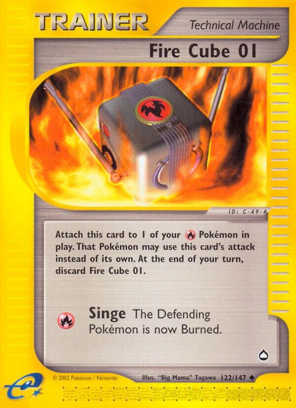 Fire Cube 01 122/147 card