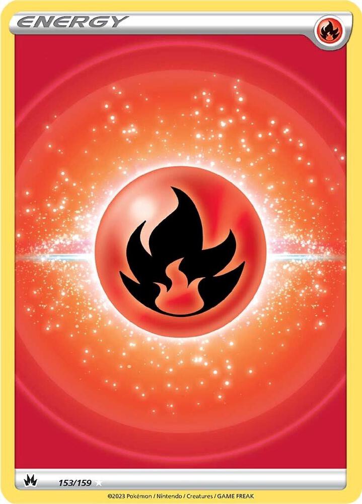 Fire Energy Texture Full Art 153/159 carta