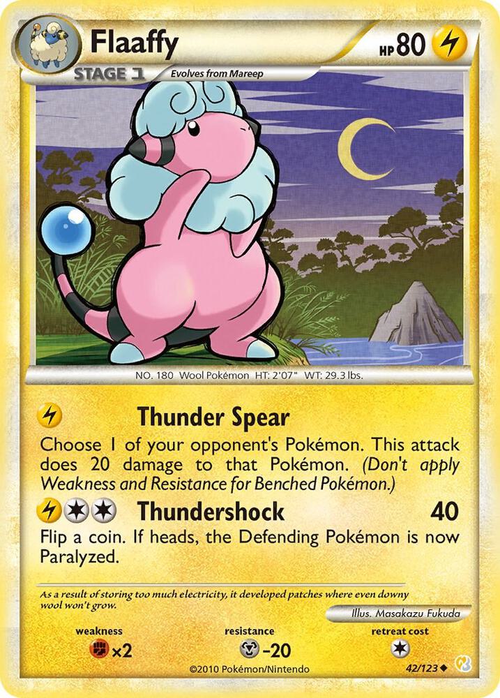 Flaaffy 42/123 card