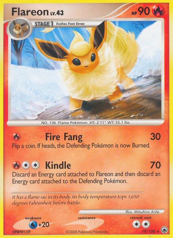 Flareon 19/100 card
