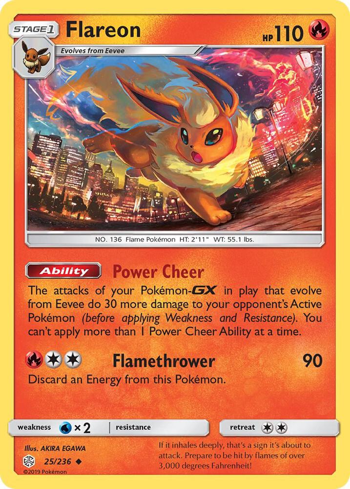 Flareon 25/236 carta