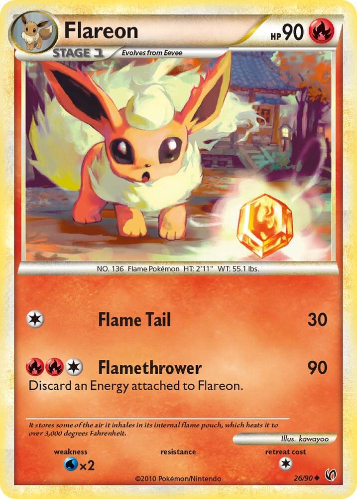 Flareon 26/90 card