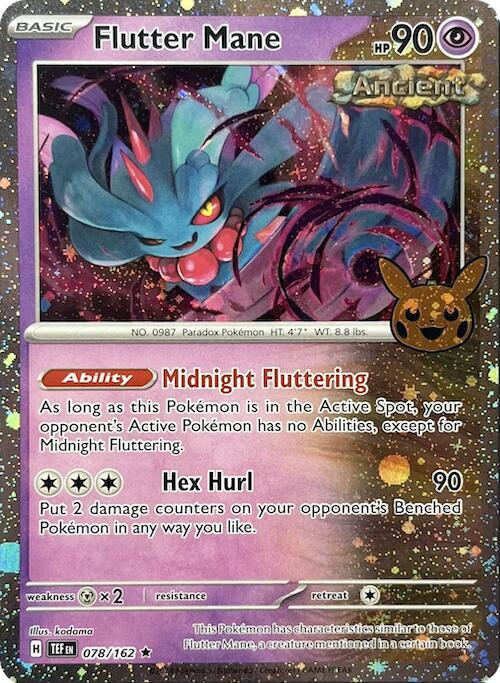 Flutter Mane Cosmos Holo 078/162 card