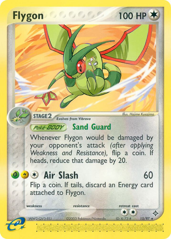 Flygon 15 97 card