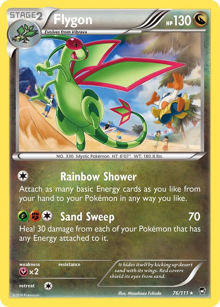 Flygon 76/111 card