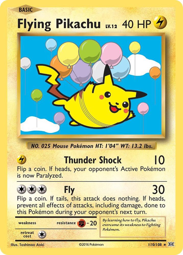 Flying Pikachu 110/108 card