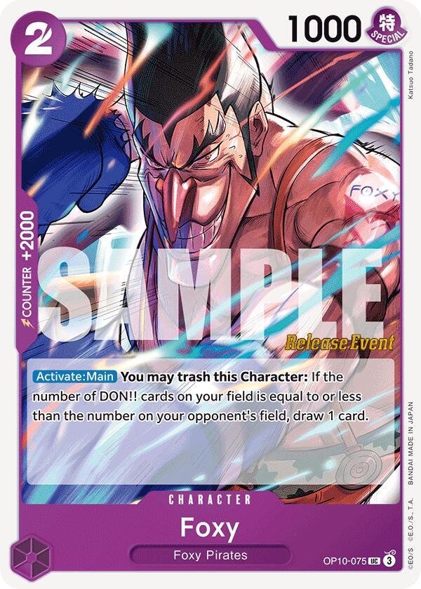 Foxy OP10-075 card