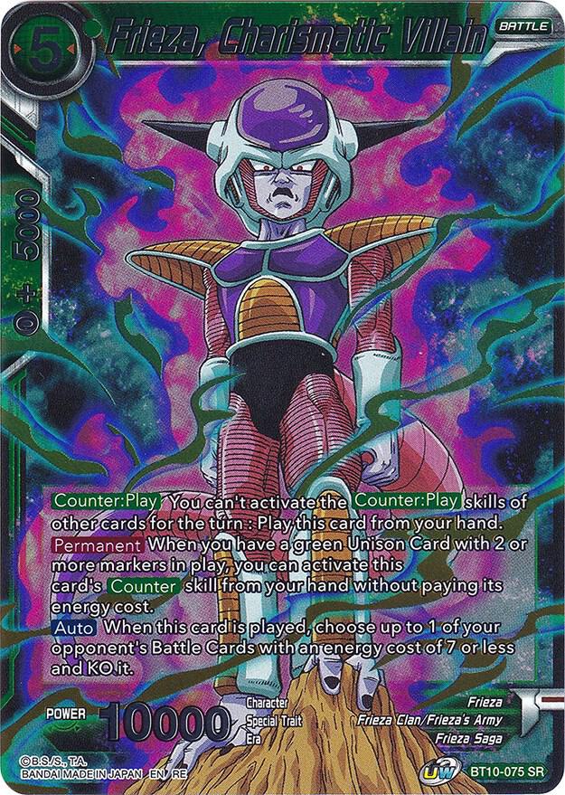 Frieza Charismatic Villain Silver Foil BT10-075