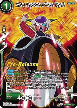 Frieza Demolisher of Planet Vegeta BT13-078