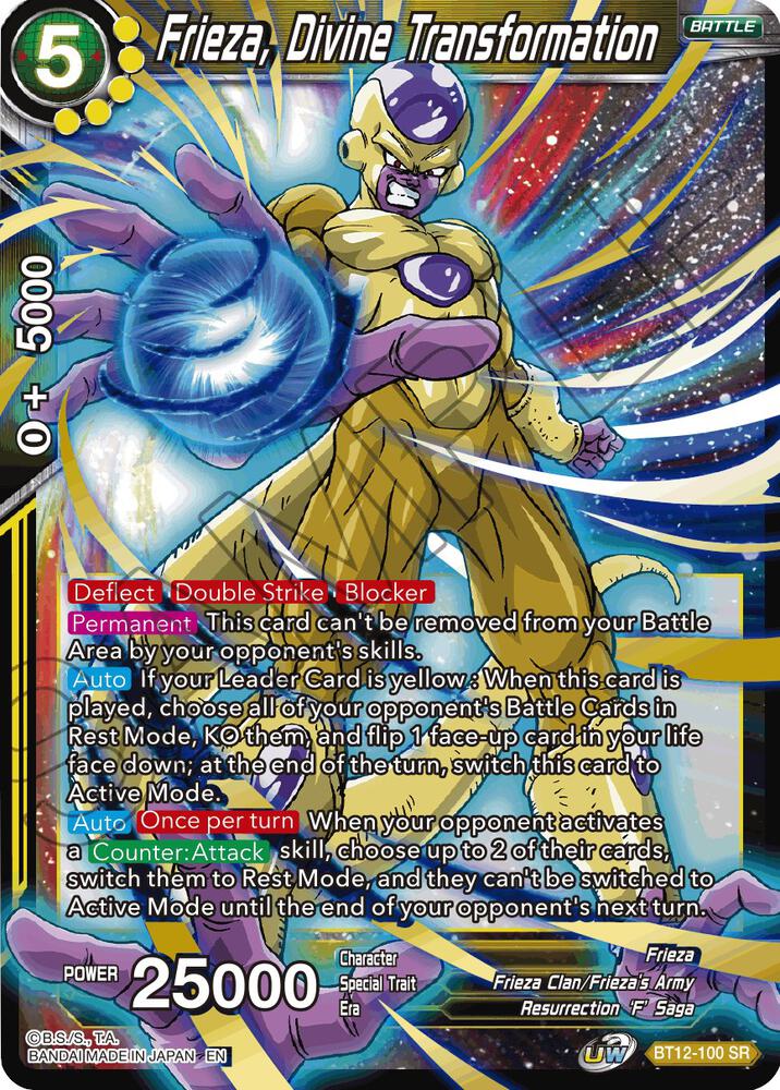Frieza Divine Transformation BT12-100