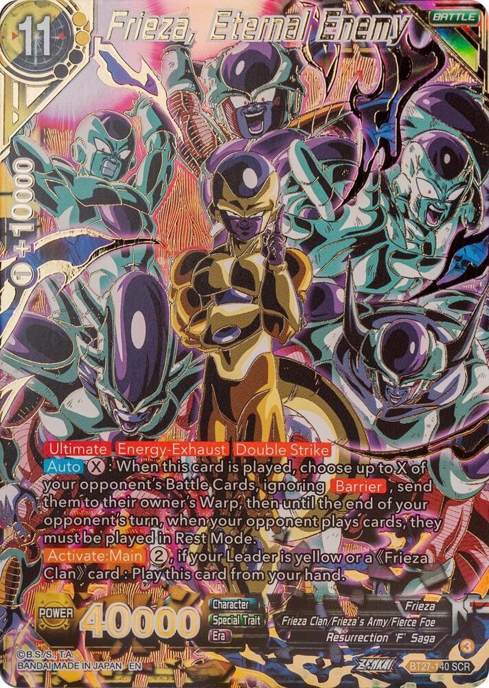Frieza Eternal Enemy BT27-140 carta