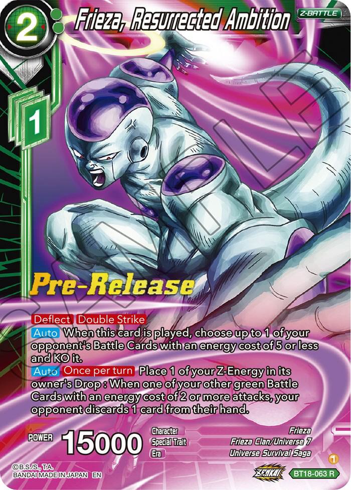 Frieza Resurrected Ambition BT18-063