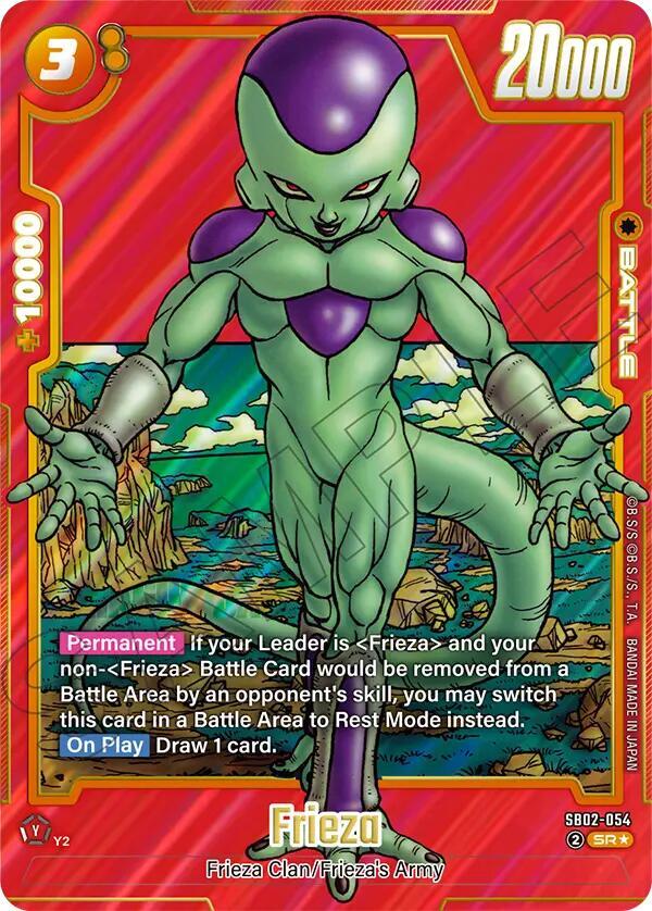 Frieza SB02 054 Alternate Art carta