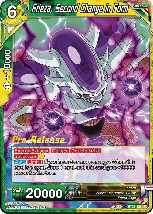 Frieza Second Change in Form BT24-136