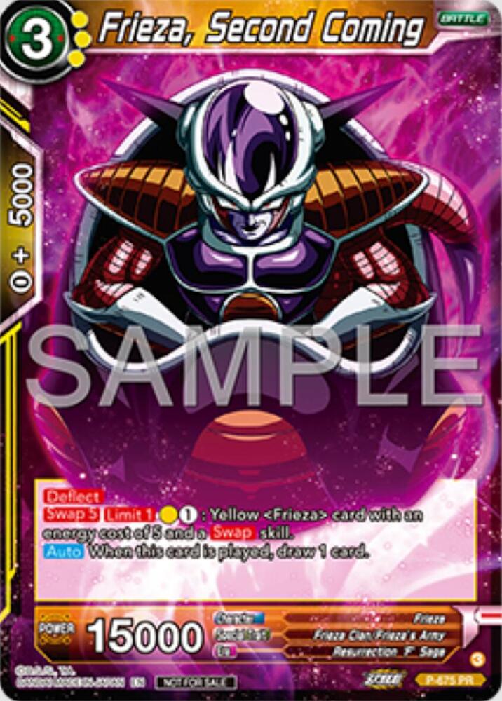 Frieza Second Coming Zenkai Series Tournament Pack Vol11 P-675