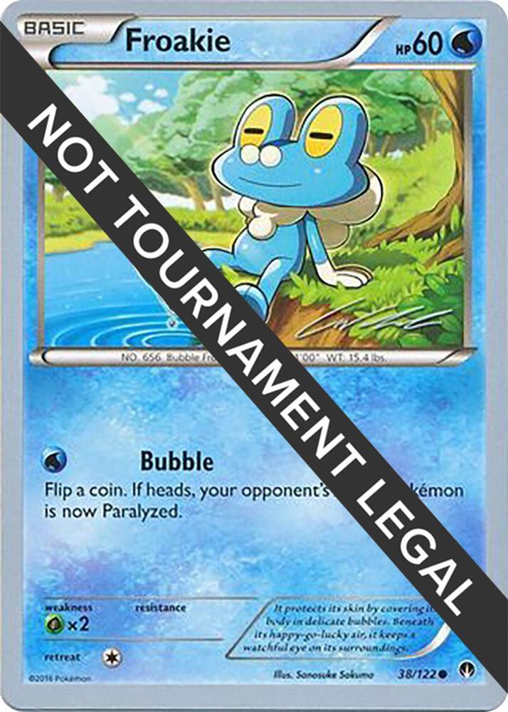 Froakie 2016 Cody Walinski 38/122 card