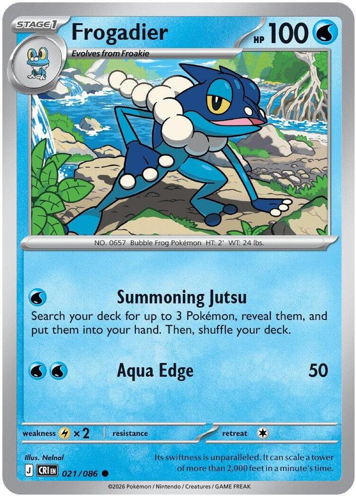 Frogadier 021/086 card