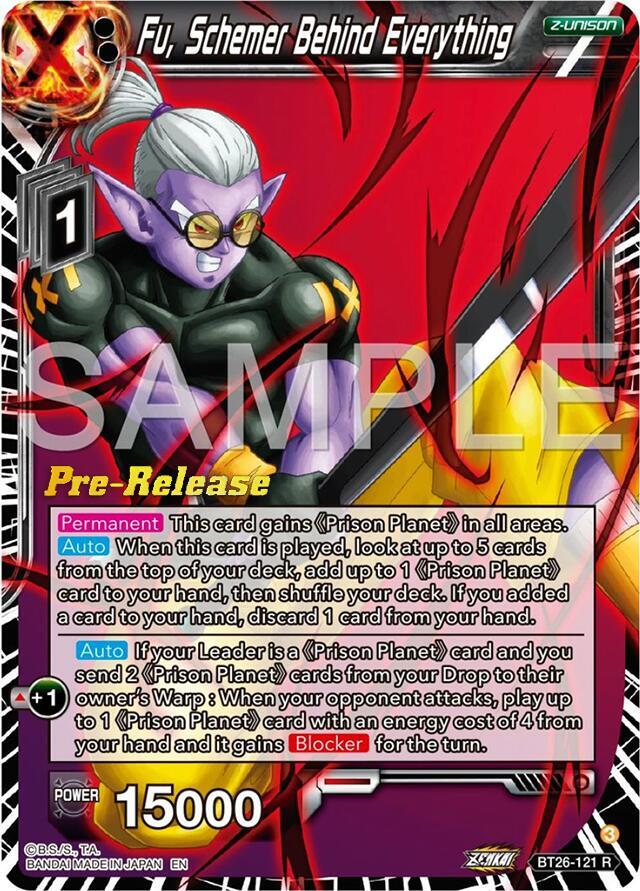 Fu Schemer Behind Everything BT26-121 carta