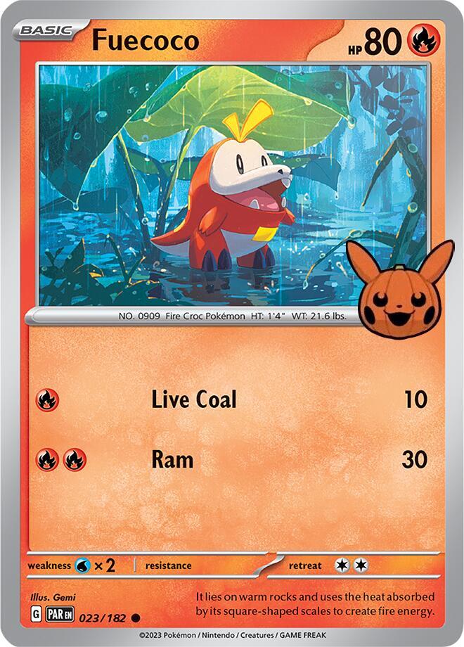 Fuecoco 023/182 card