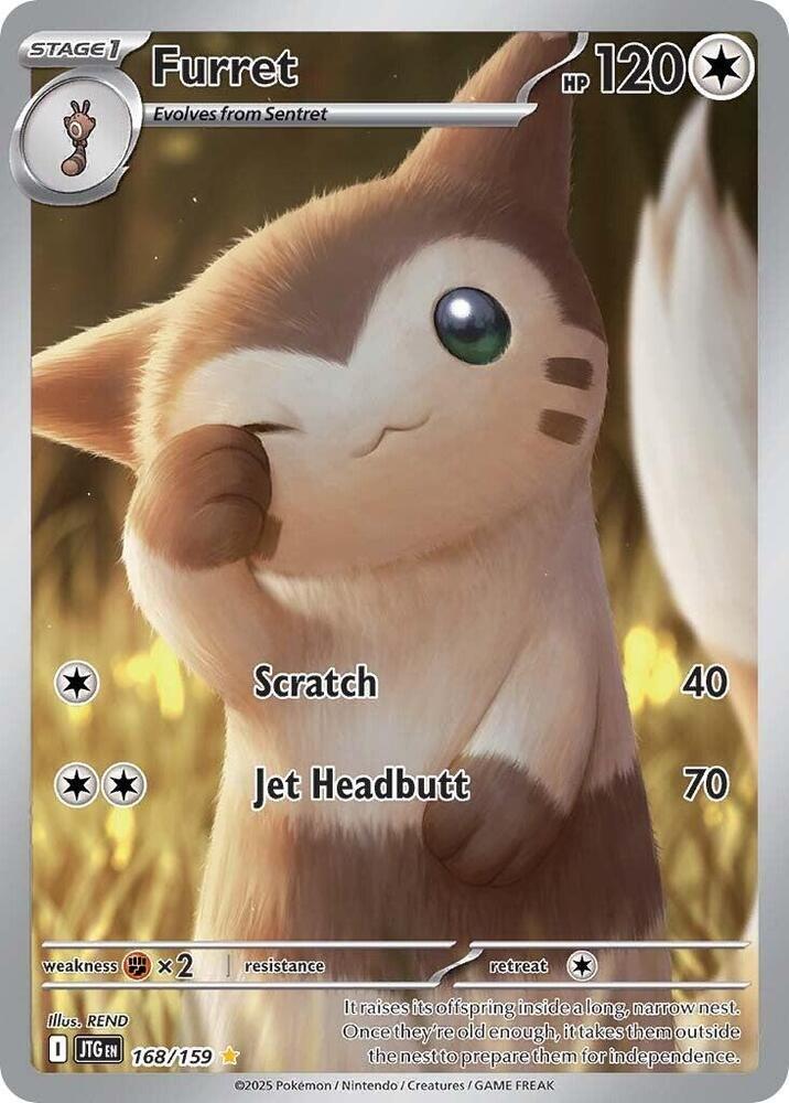 Furret 168/159 card