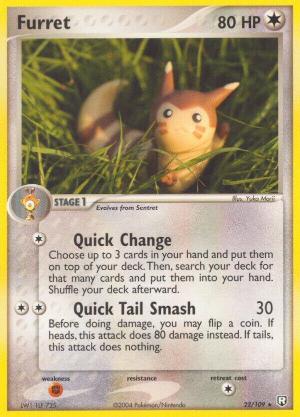 Furret 22/109 card