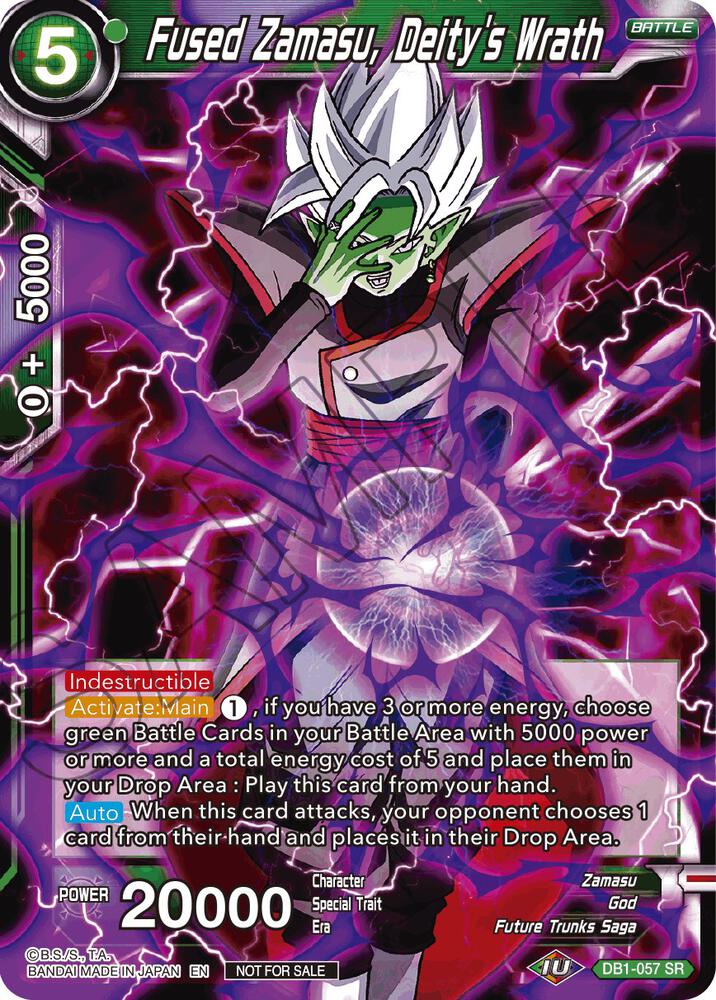 Fused Zamasu Deitys Wrath DB1-057