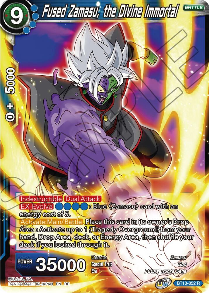 Fused Zamasu the Divine Immortal Reprint BT10-052
