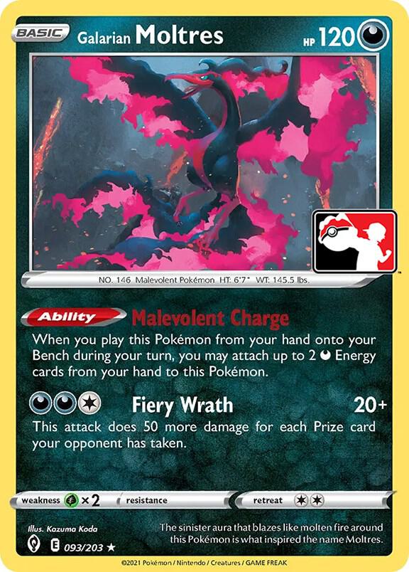 Galarian Moltres 093 203 card