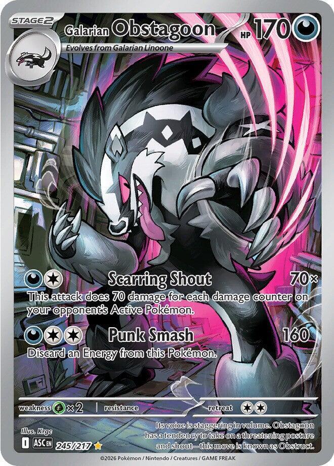 Galarian Obstagoon 245/217 card