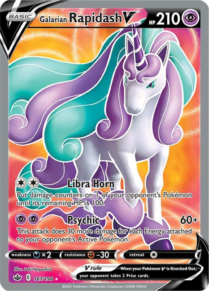 Galarian Rapidash V Full Art 167/198