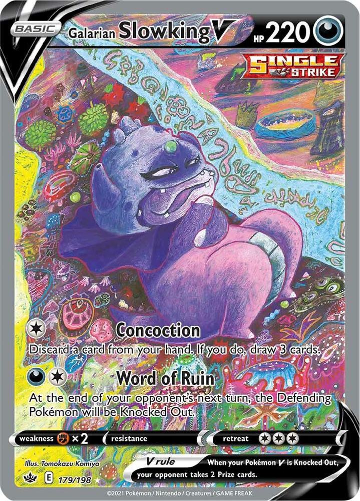 Galarian Slowking V Alternate Full Art 179/198