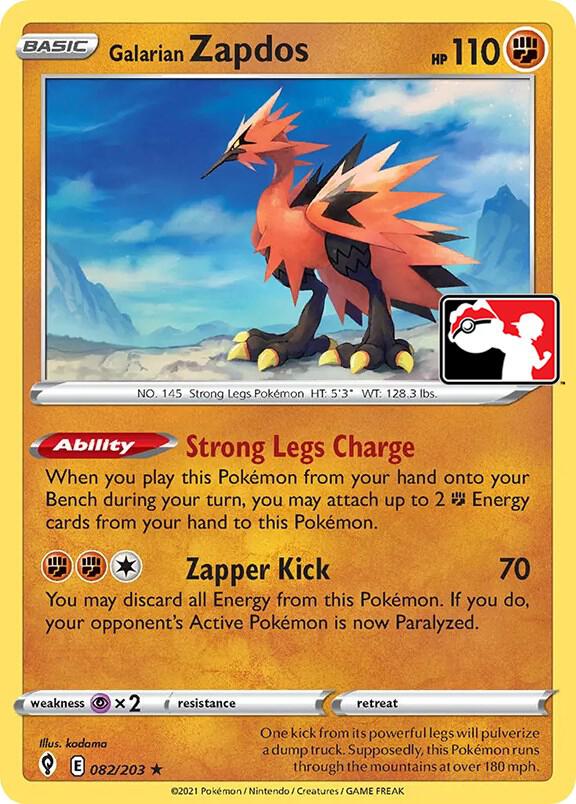 Galarian Zapdos 082 203 card