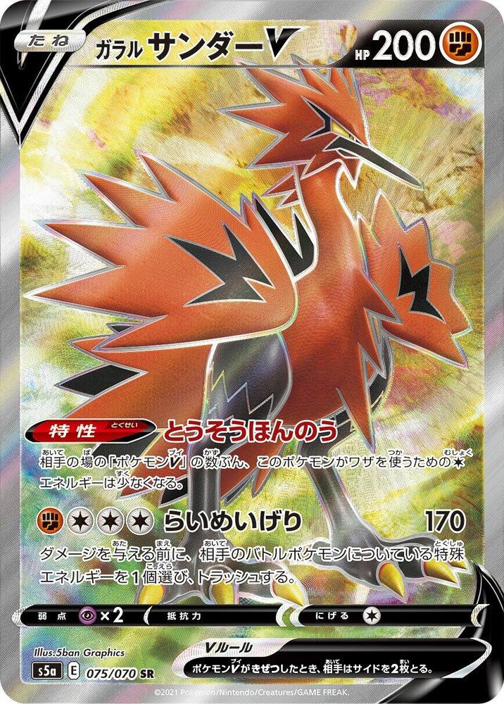 Galarian Zapdos V 075 070