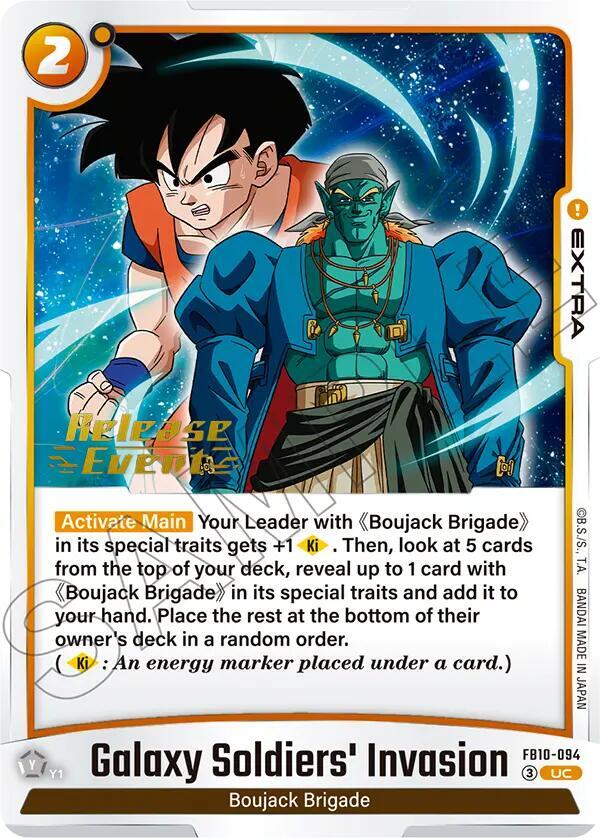 Galaxy Soldiers Invasion FB10-094 carta