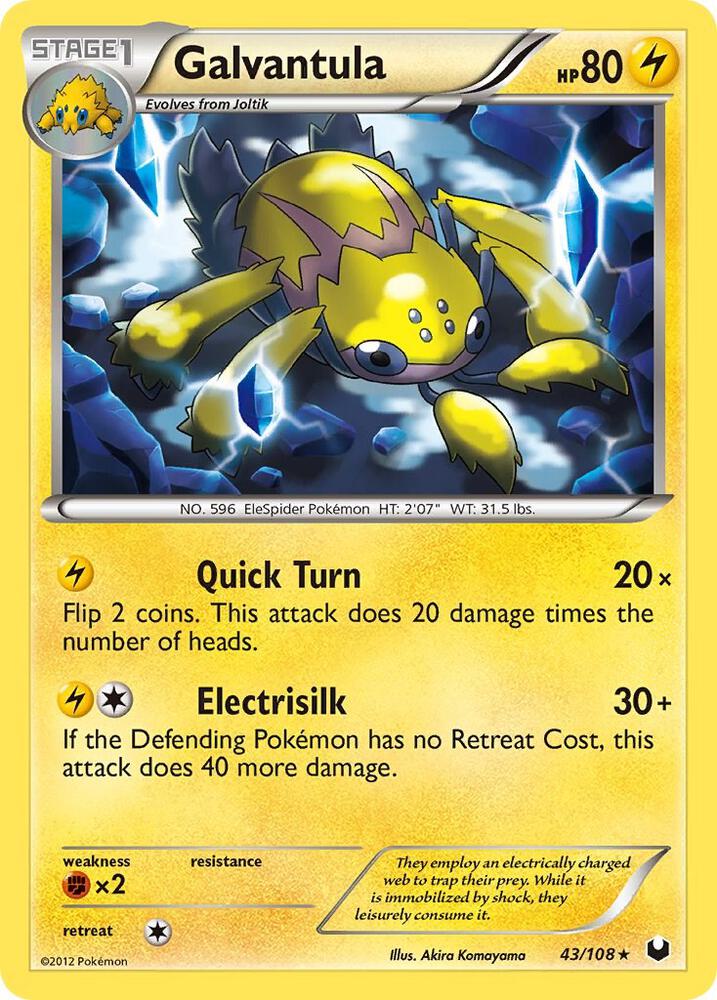Galvantula 43/108 card