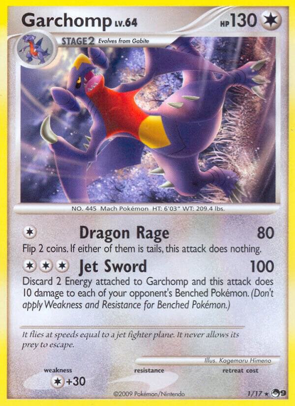 Garchomp 001/017 card