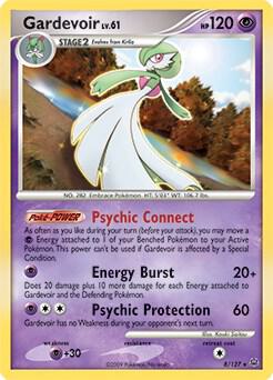 Gardevoir 8 127 DPPt Platinum 008/127 card