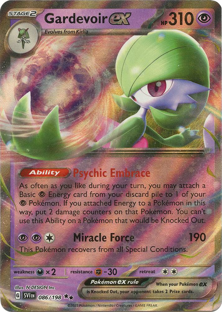 Gardevoir 86 carta