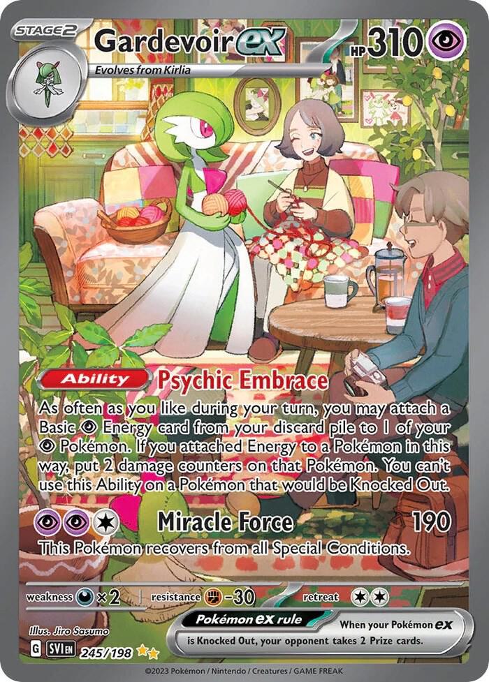 Gardevoir ex 245/198 card