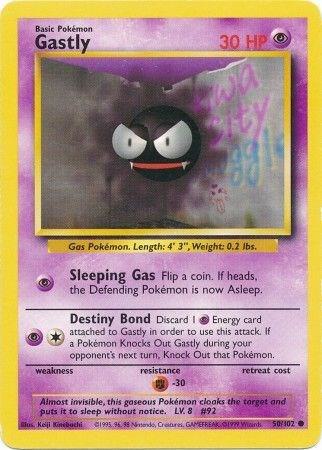 Gastly 050/102 card
