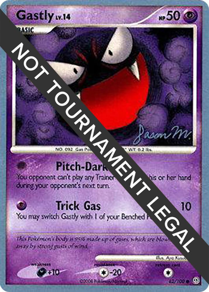 Gastly 2009 Jason Martinez 62/100 card