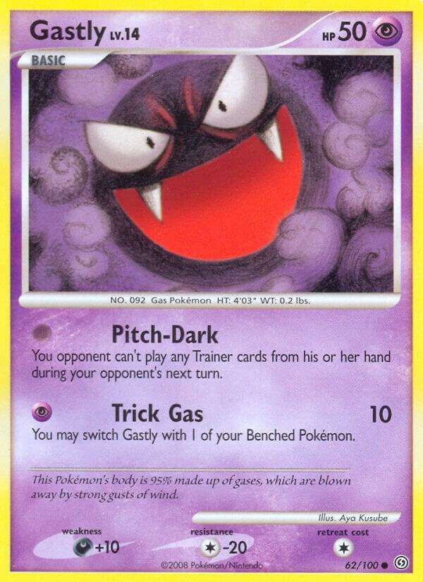 Gastly 62/100 card