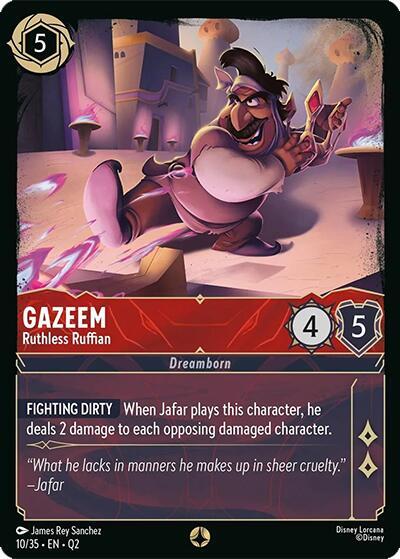 Gazeem Ruthless Ruffian 10/35 card