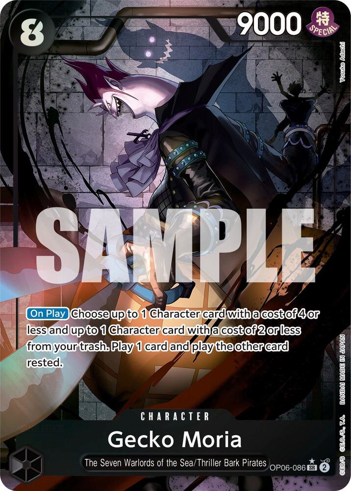 Gecko Moria 086 Alternate Art OP06-086
